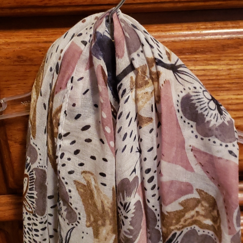 Multicolored Thin Scarf. - image 2